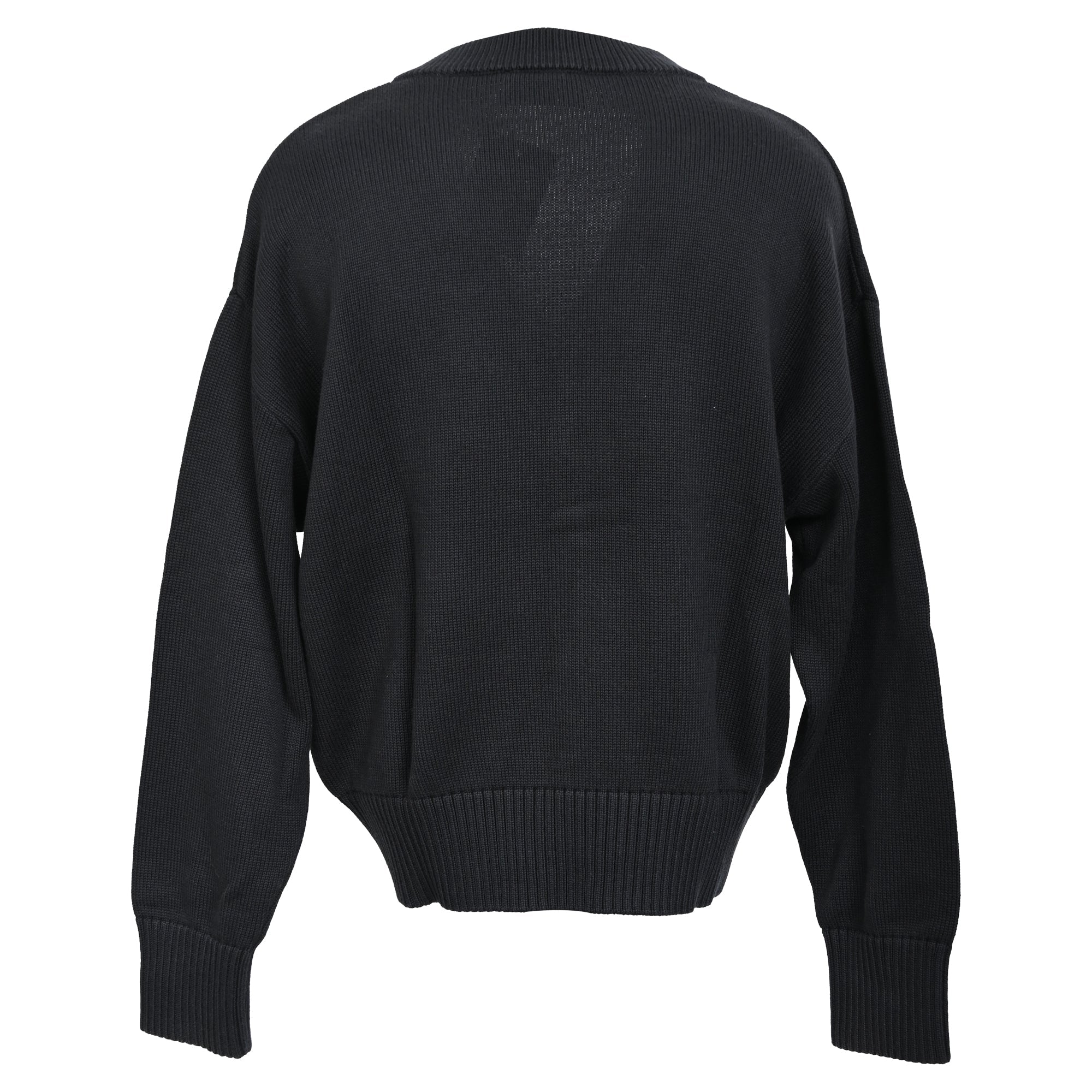 Ami Ami De Coeur Cardigan in Black Wool