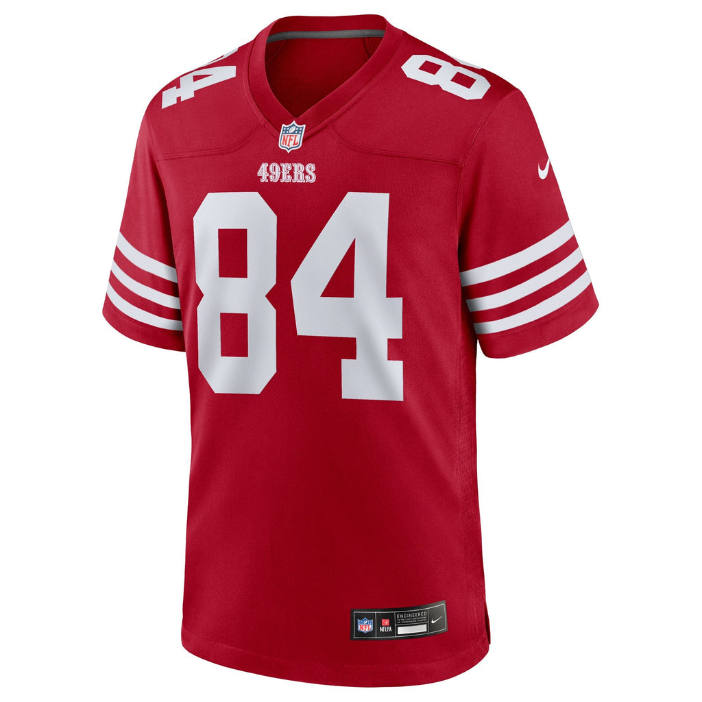 San Francisco 49ers Kendrick Bourne Scarlet Team Game Jersey