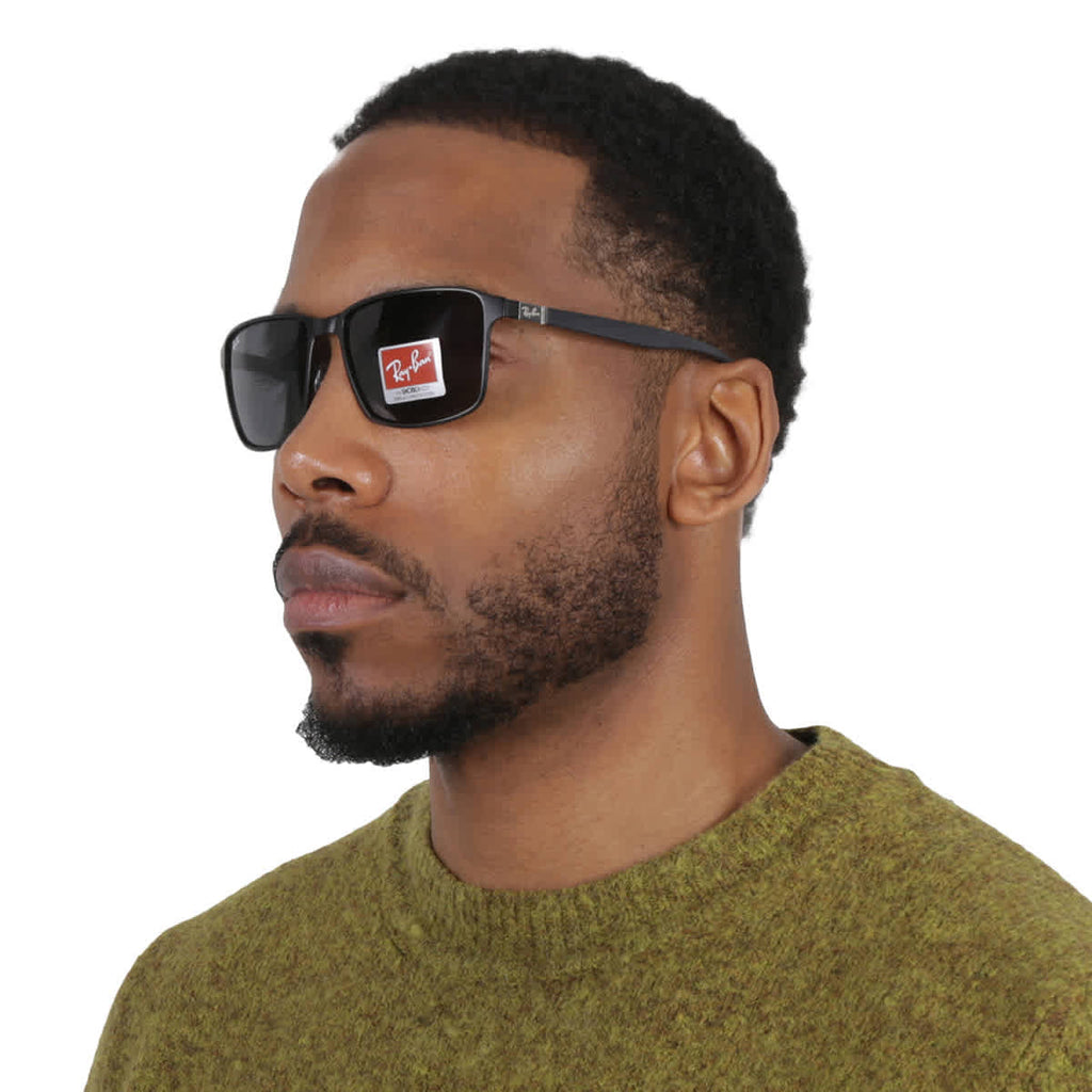 Ray Ban Grey Square Unisex Sunglasses RB3721 186/87 59