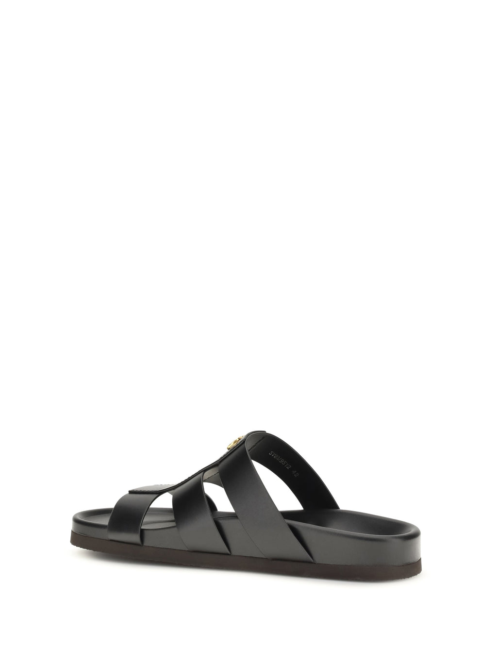 Valentino Garavani Men Studshield Leather Slide Sandals