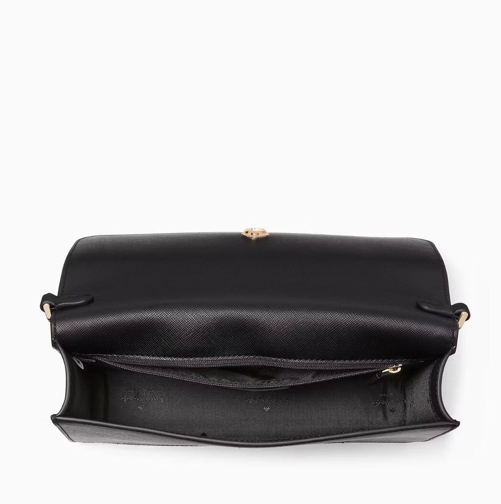 NWT Kate Spade Madison Willow Medium Convertible Crossbody Bag In Black
