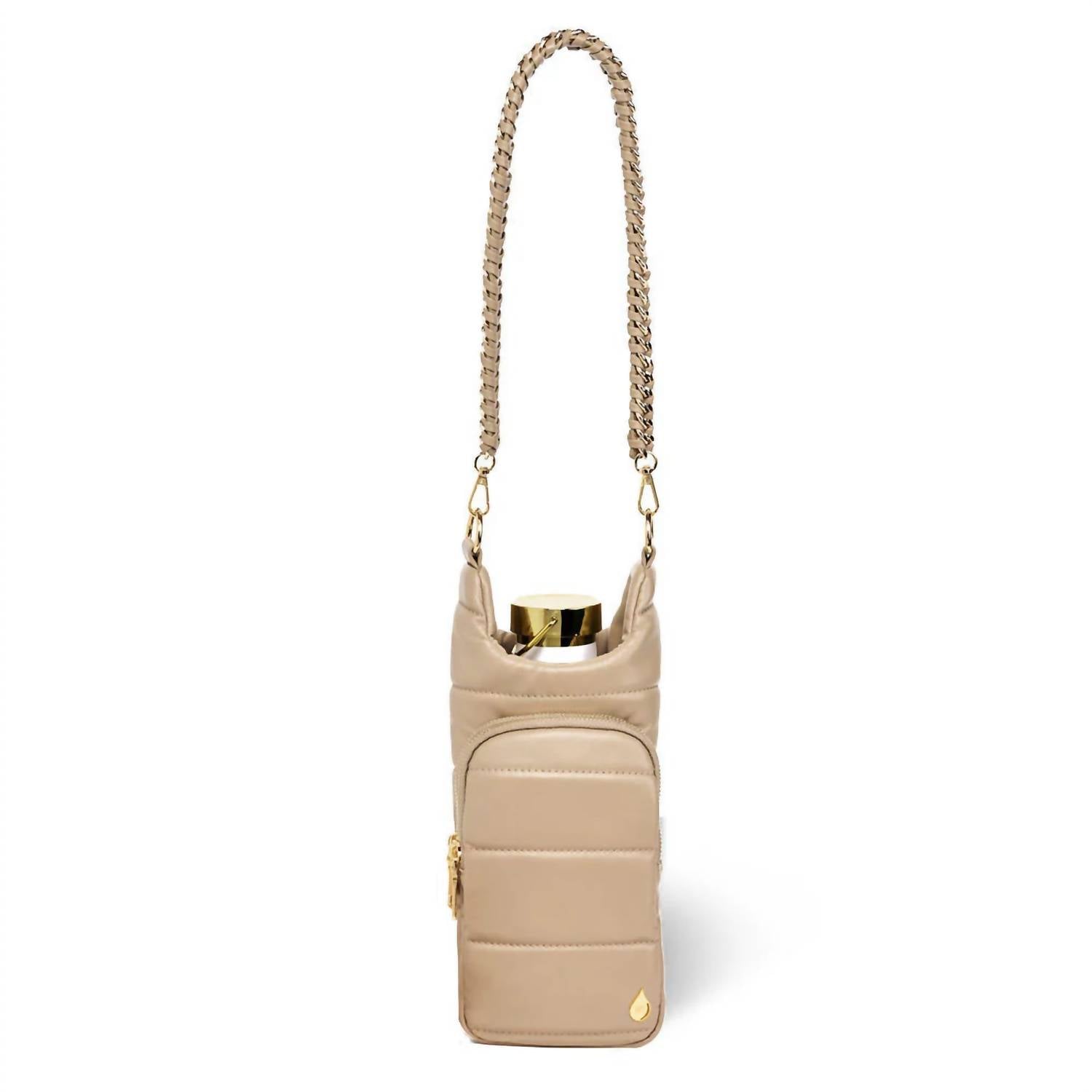 Women's Vegan Leather Hydrobag With Strap Bundle In Beige Melange