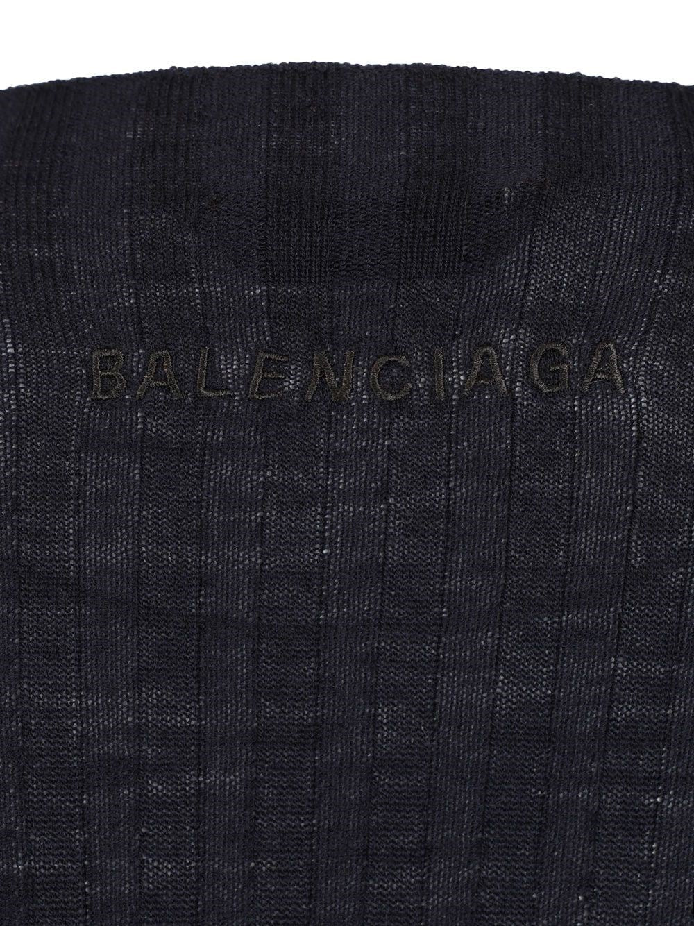 Balenciaga Women Ribbed Knit Sweater