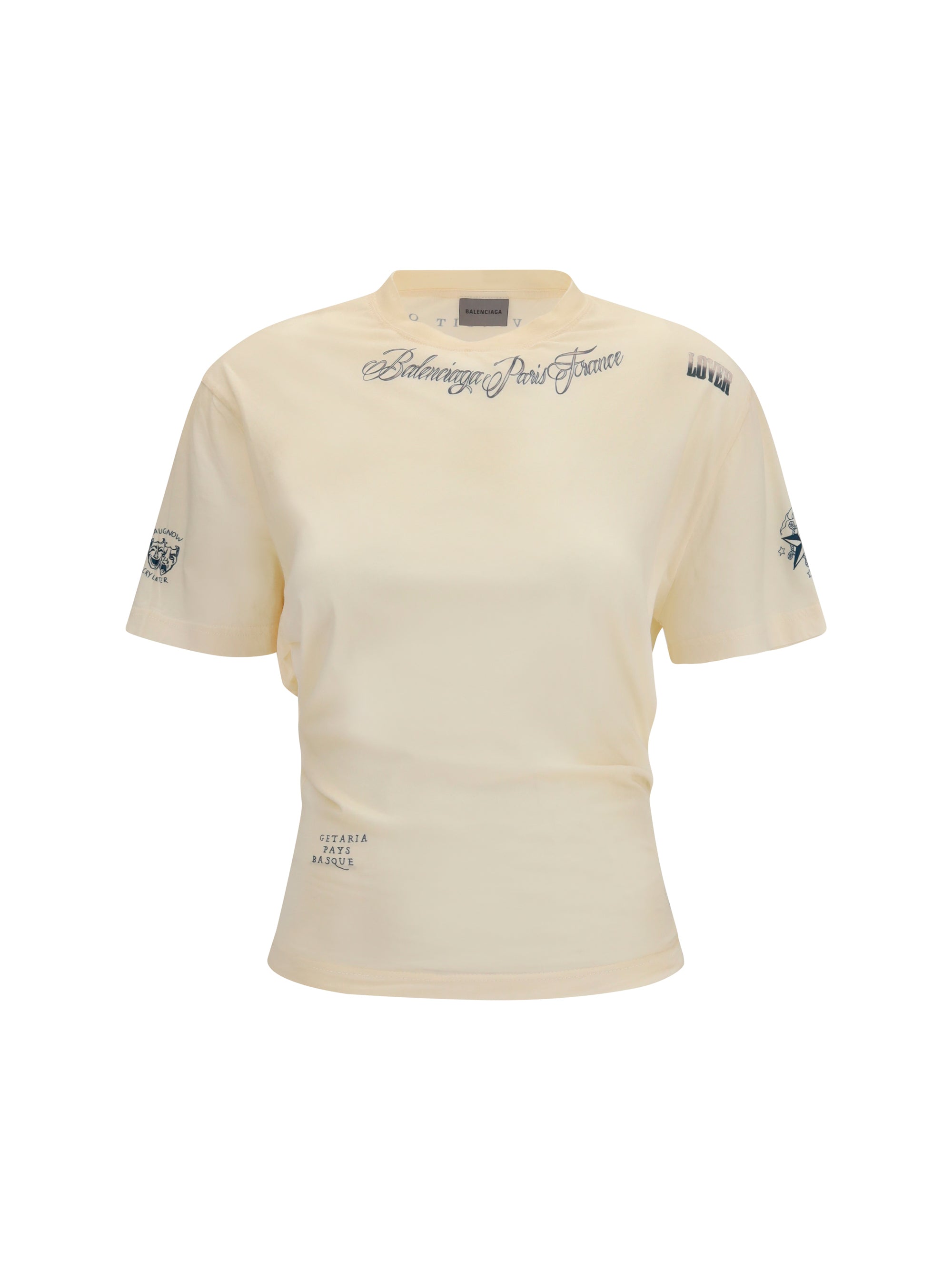 Balenciaga Women Cotton T-Shirt