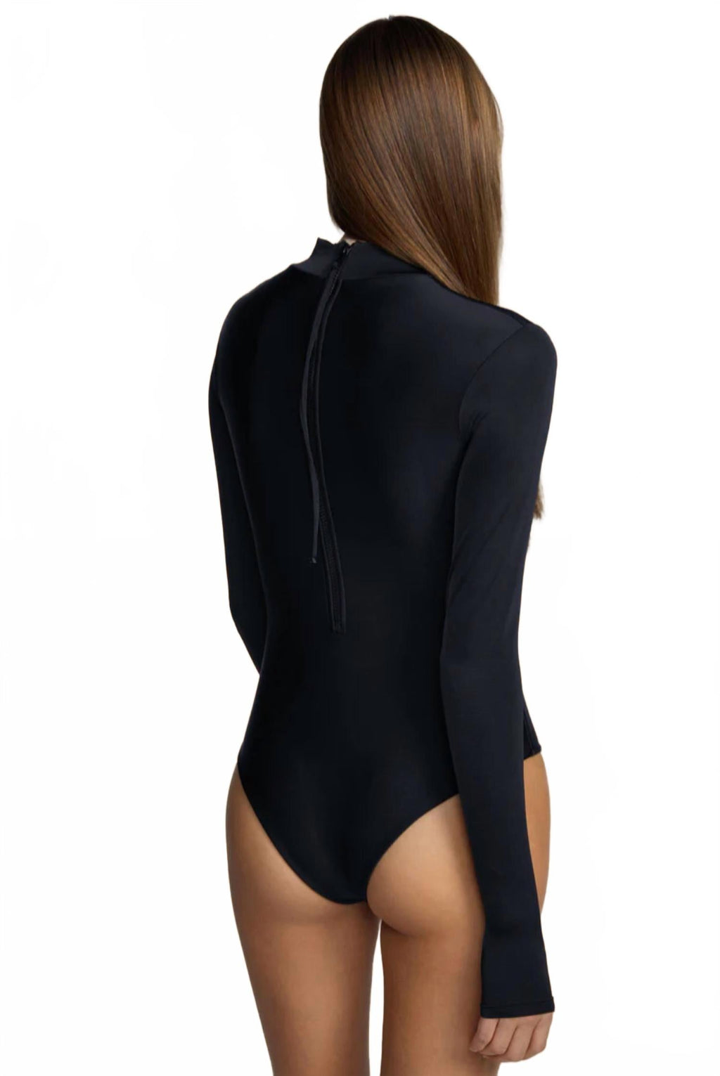 Gato Long Sleeve Bodysuit In Black