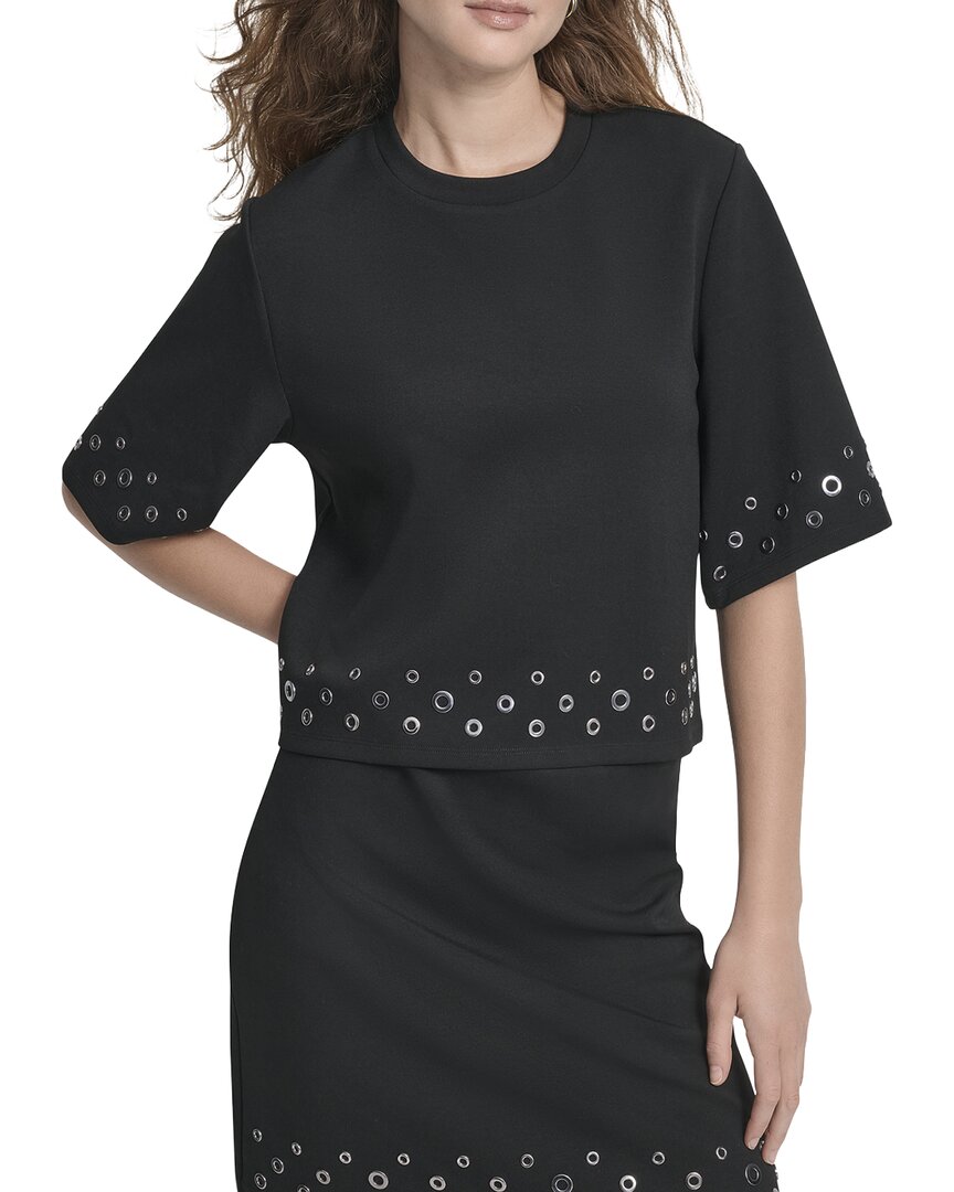 DKNY Ponte Knit Top