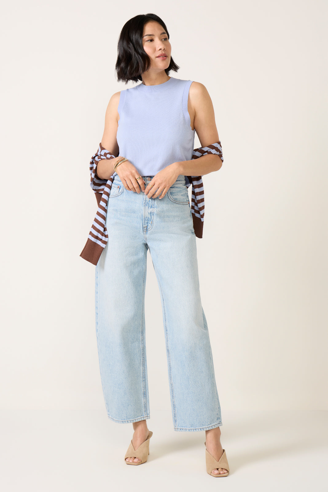 Women's Petite Wes Barrel Jean