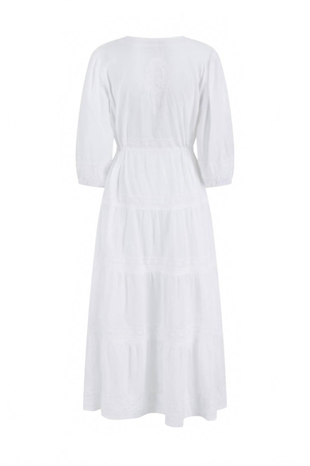 Azul Kaftan Maxi Dress In White