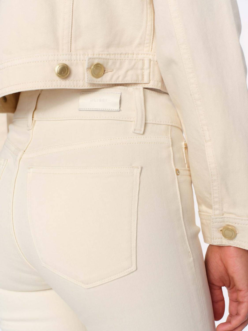 Mara Straight Mid Rise Instasculpt Anke Jeans In Ecru