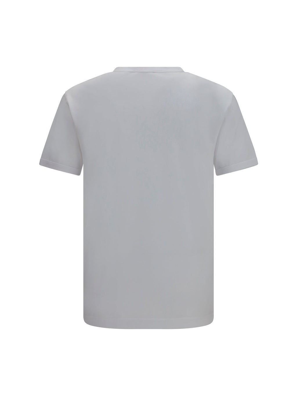 Dolce & Gabbana Men Cotton T-Shirt With Logo Plaque