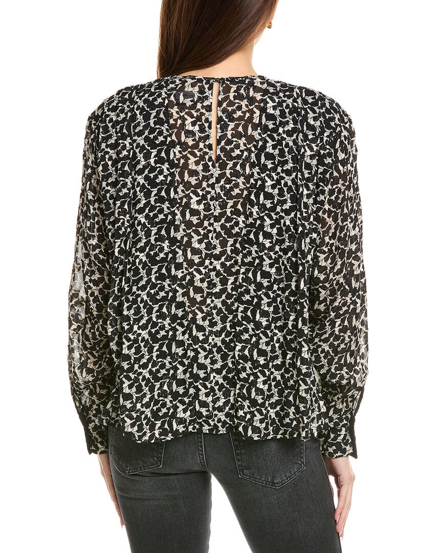 Isabel Marant E'toile Midway Silk-Blend Blouse