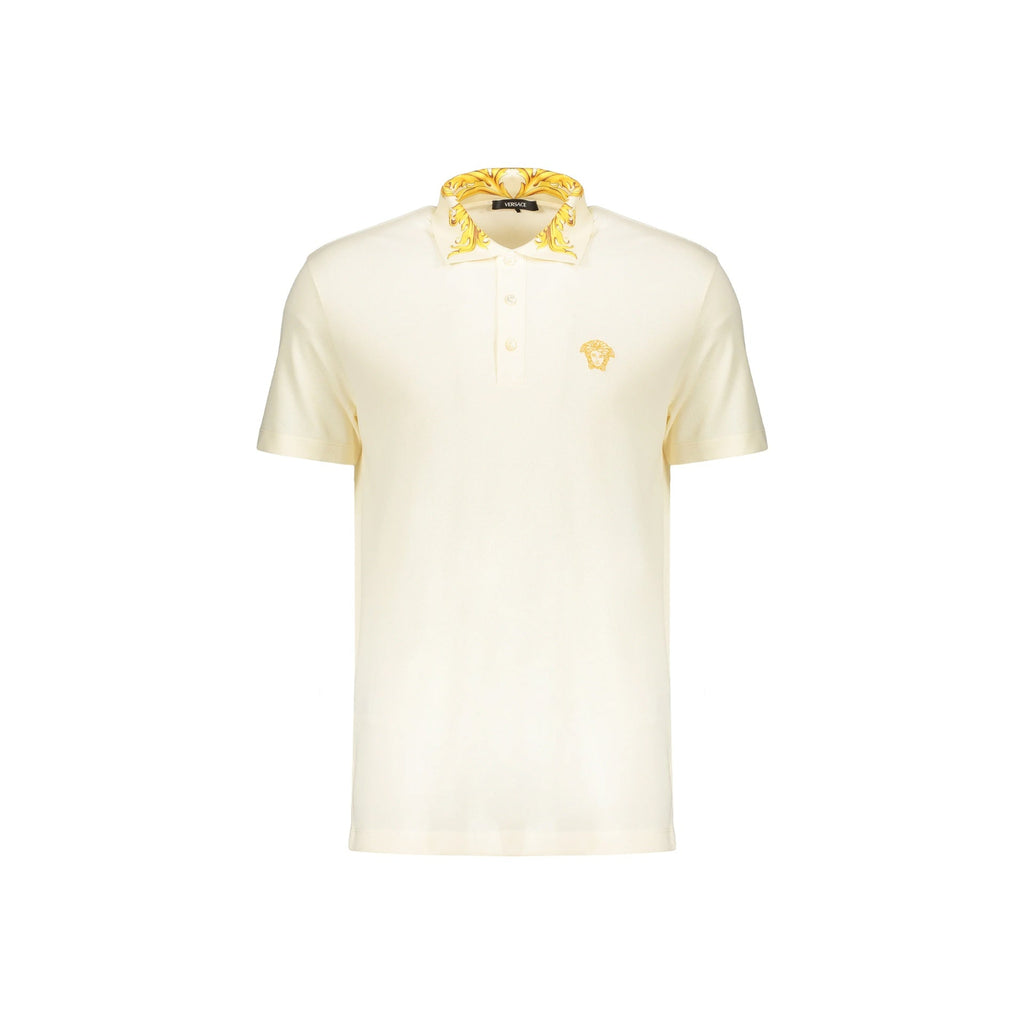 Versace Contrast Collar Polo Men