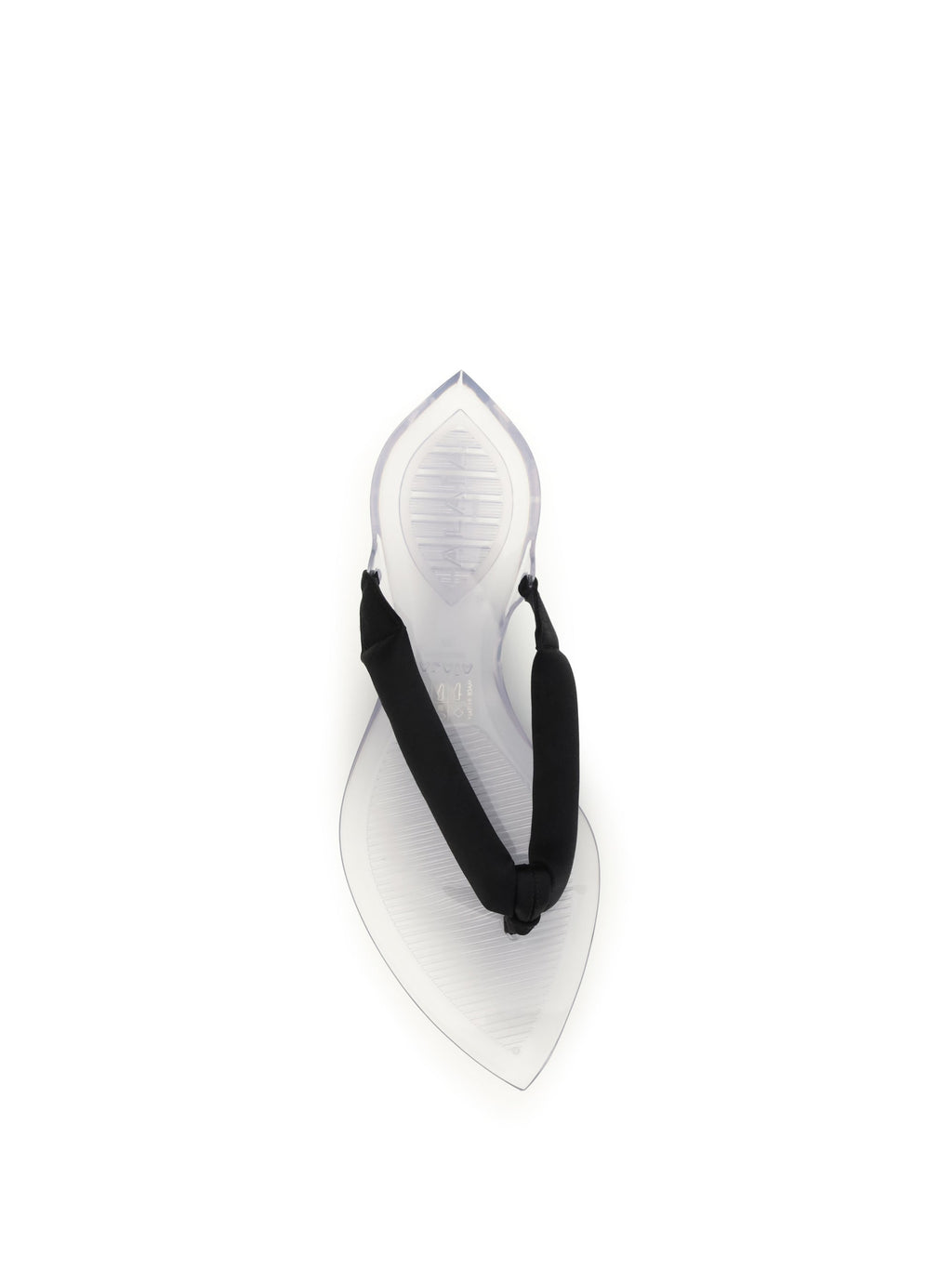 Alaïa Women Satin Flip-Flop Sandals