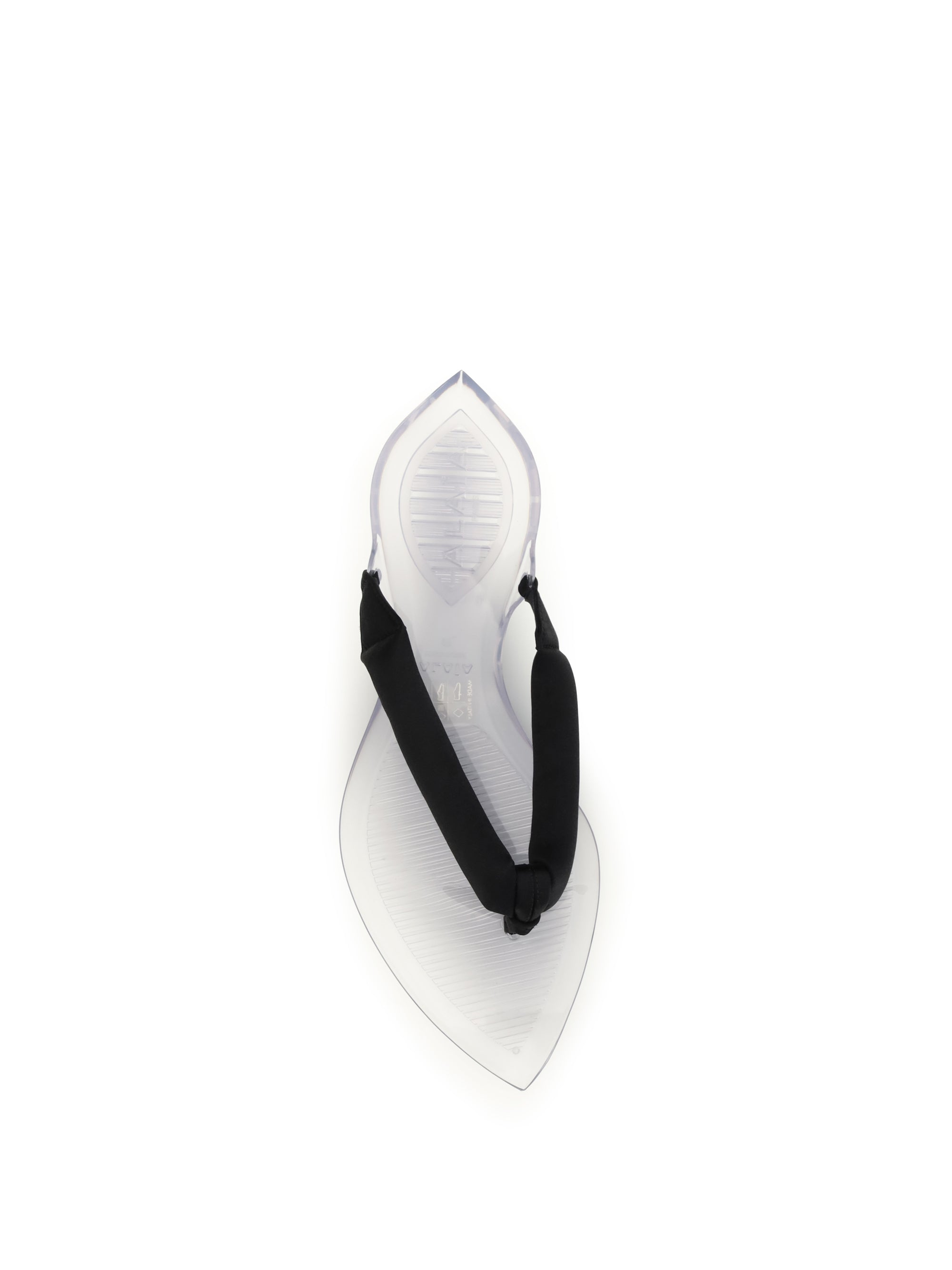 Alaïa Women Satin Flip-Flop Sandals