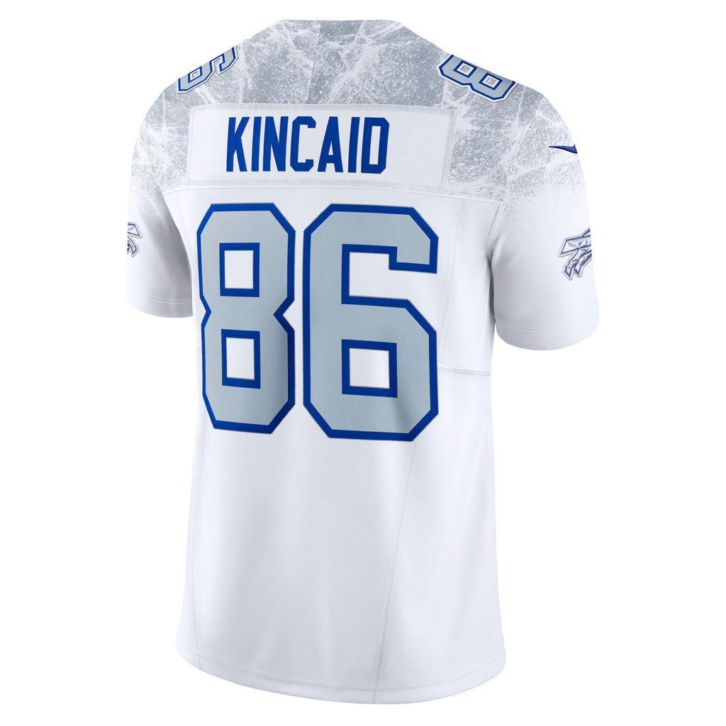 Buffalo Bills Dalton Kincaid White 2025 Rivalries Collection Limited Jersey