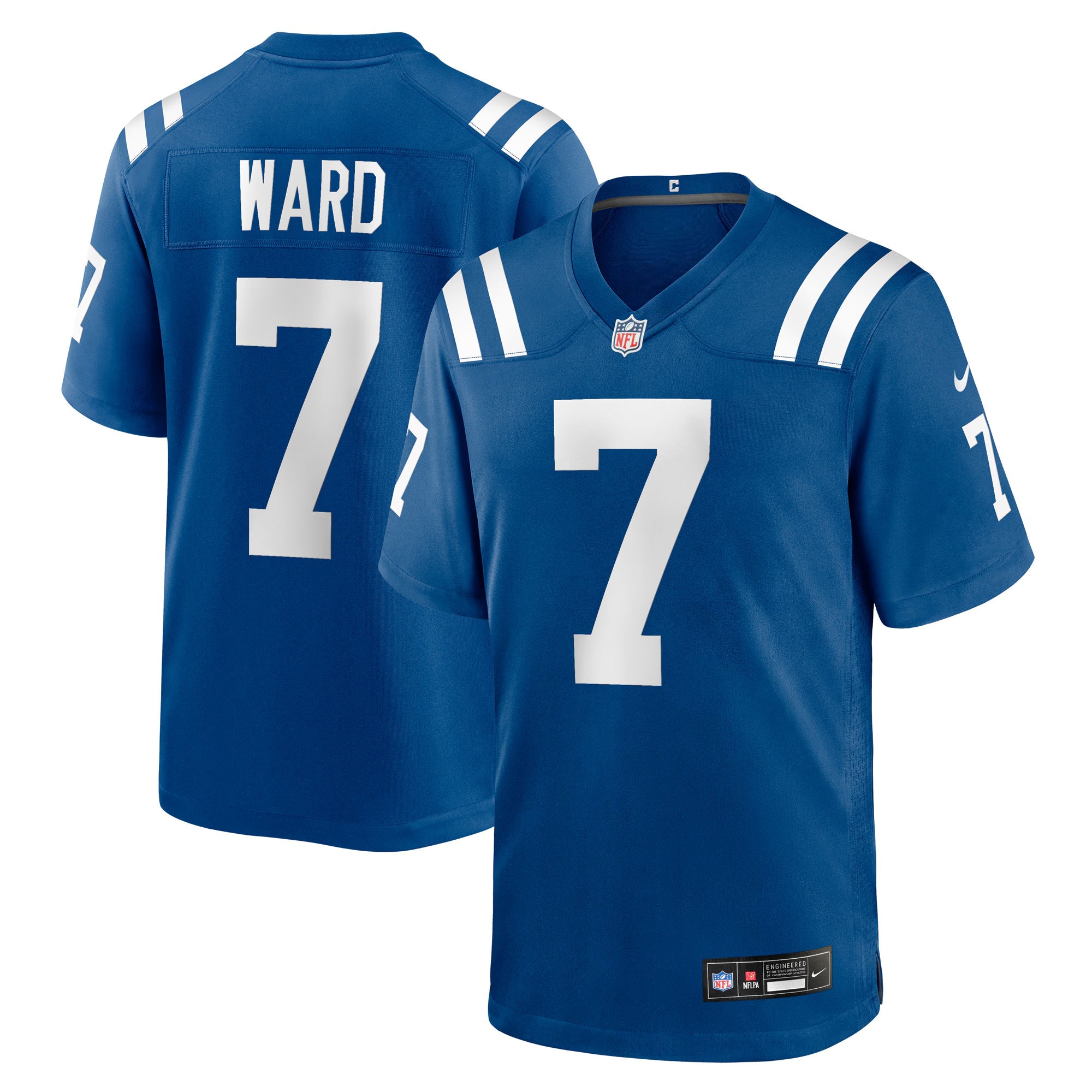 Indianapolis Colts Charvarius Ward Royal Team Game Jersey