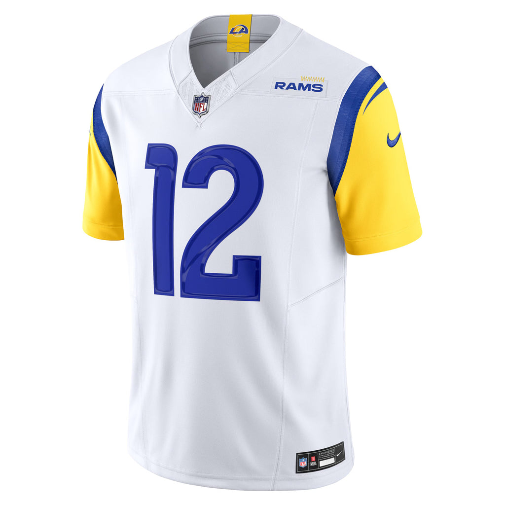 Los Angeles Rams Puka Nacua White Vapor F.U.S.E. Limited Player Jersey