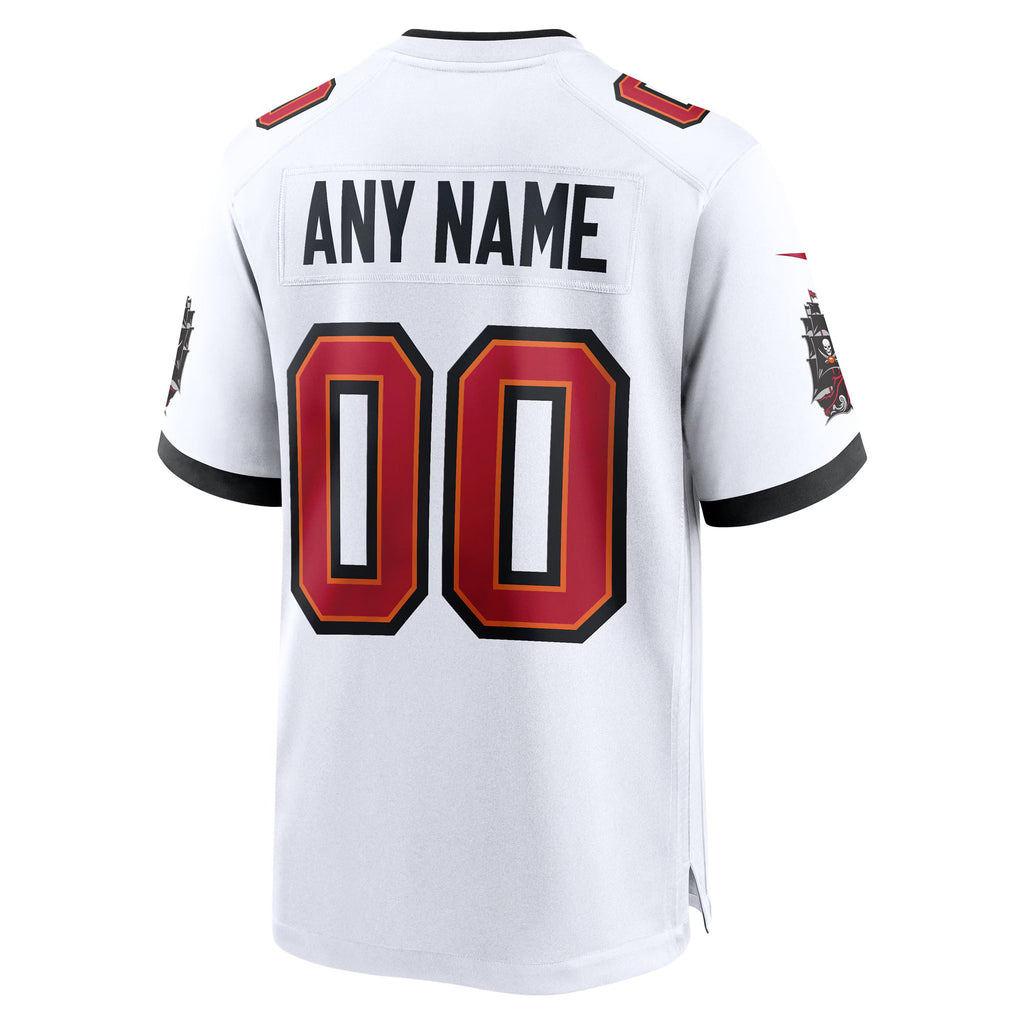 White Tampa Bay Buccaneers White Custom Game Jersey