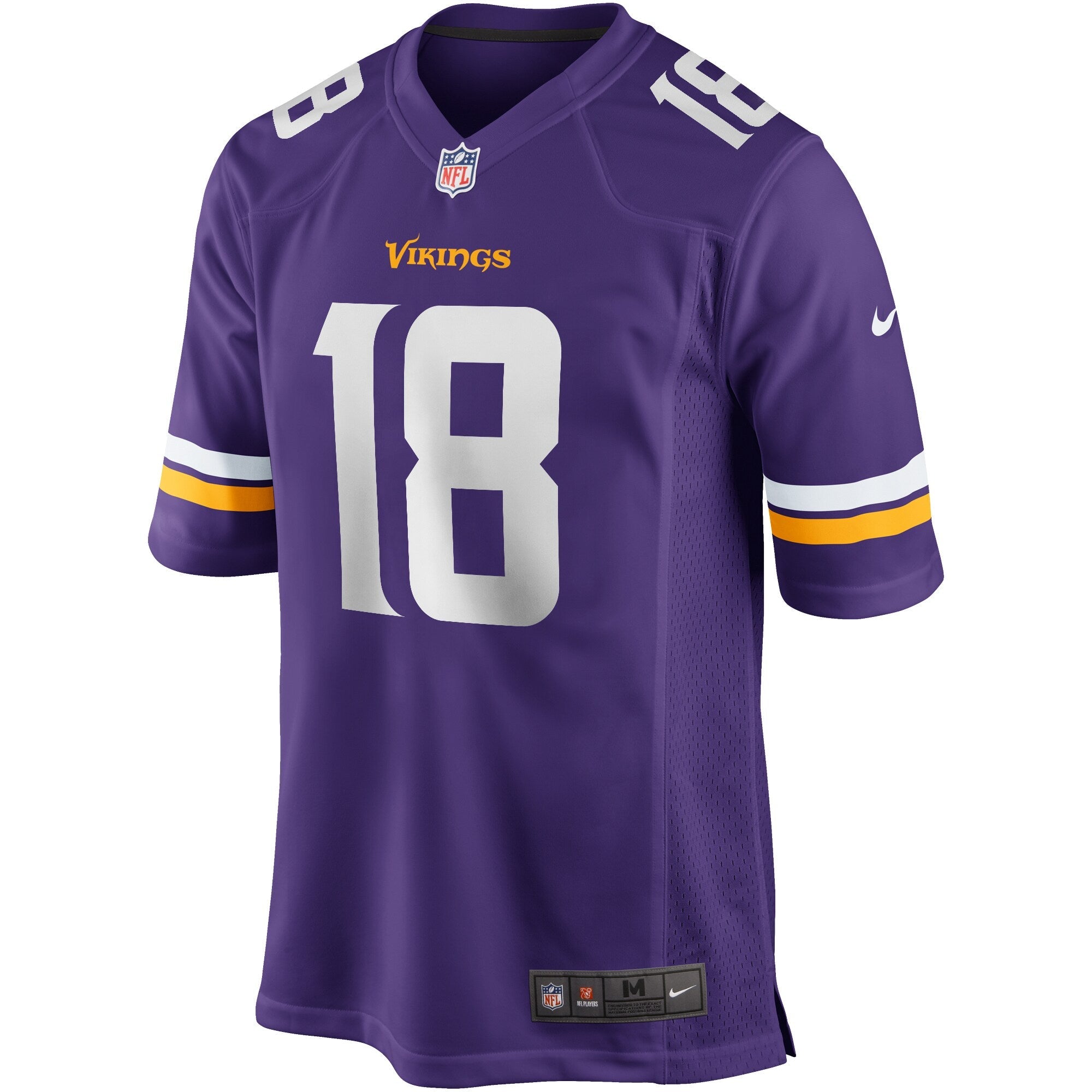 Minnesota Vikings Justin Jefferson Purple Game Jersey