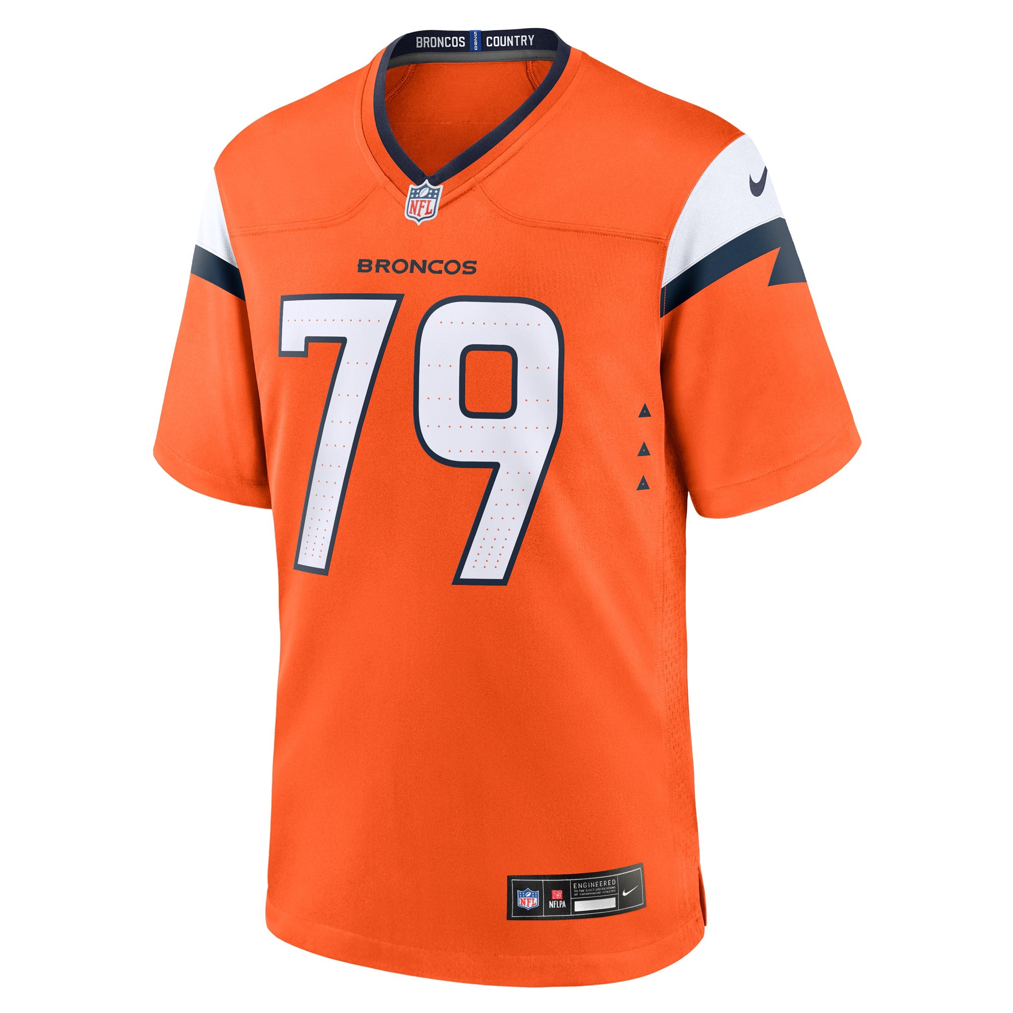 Denver Broncos Matt Peart Orange Team Game Jersey