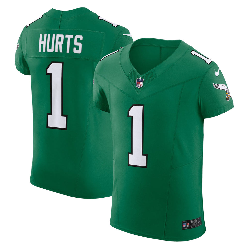 Philadelphia Eagles Jalen Hurts Kelly Green 2nd Alternate Vapor F.U.S.E. Elite Jersey