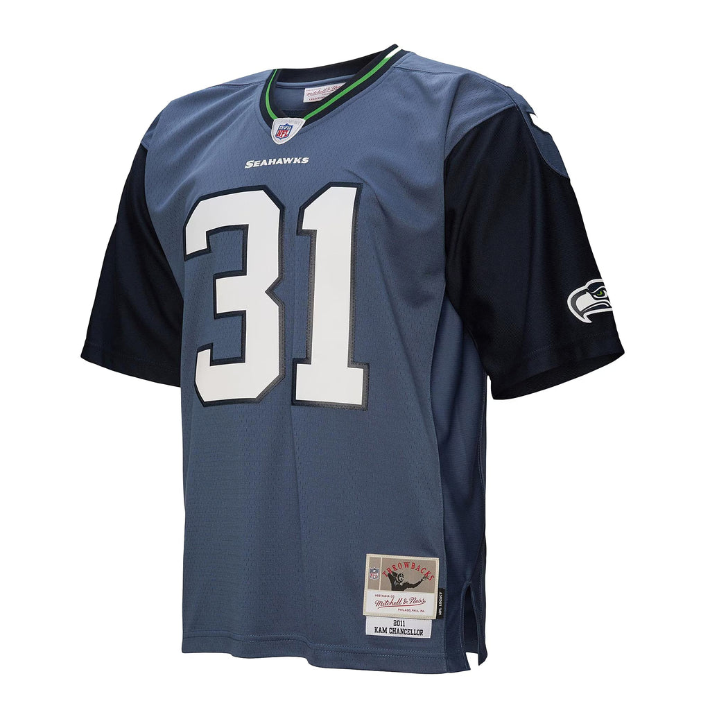 Seattle Seahawks Kam Chancellor Mitchell & Ness Blue 2011 Legacy Replica Jersey