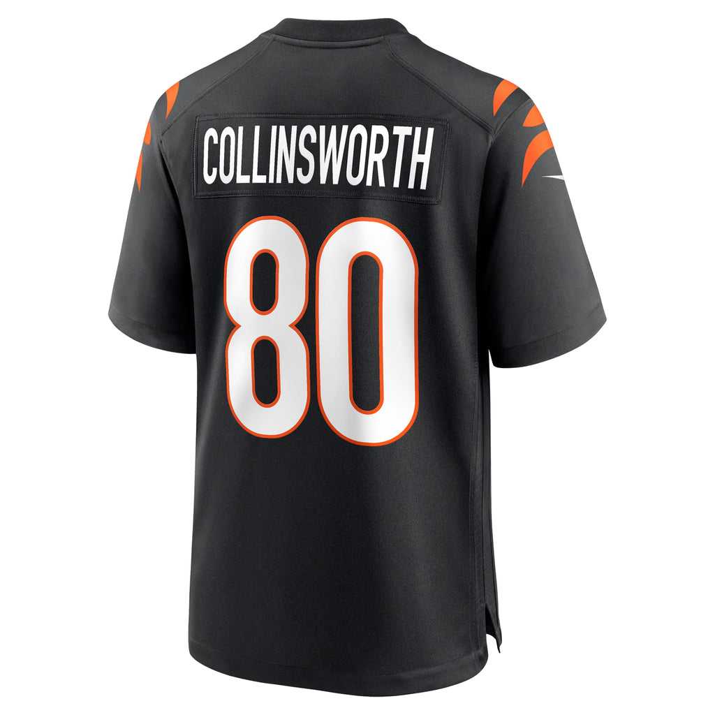 Cincinnati Bengals Cris Collinsworth Black Team Retired Player Game Jersey