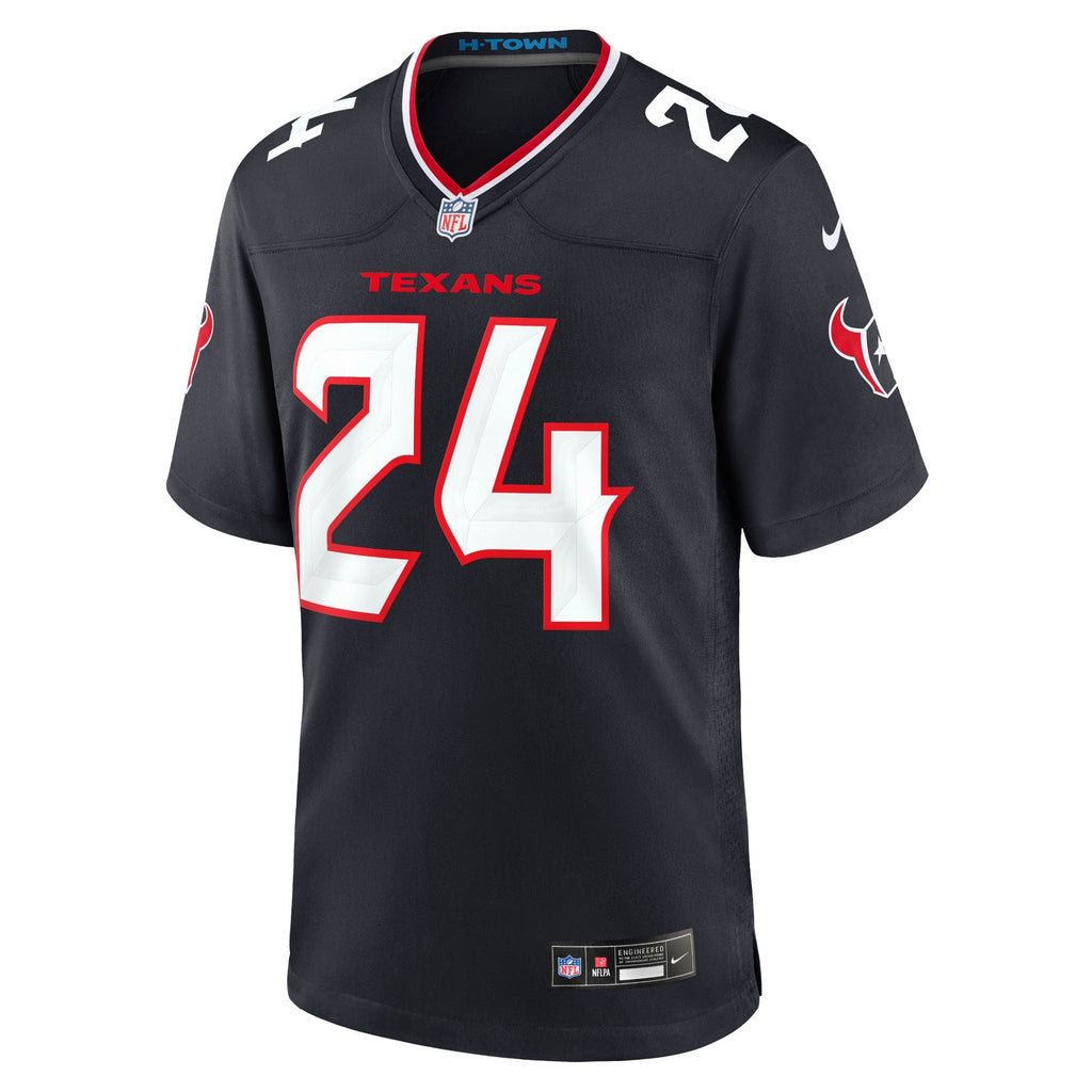 Houston Texans Derek Stingley Jr. Navy Game Jersey