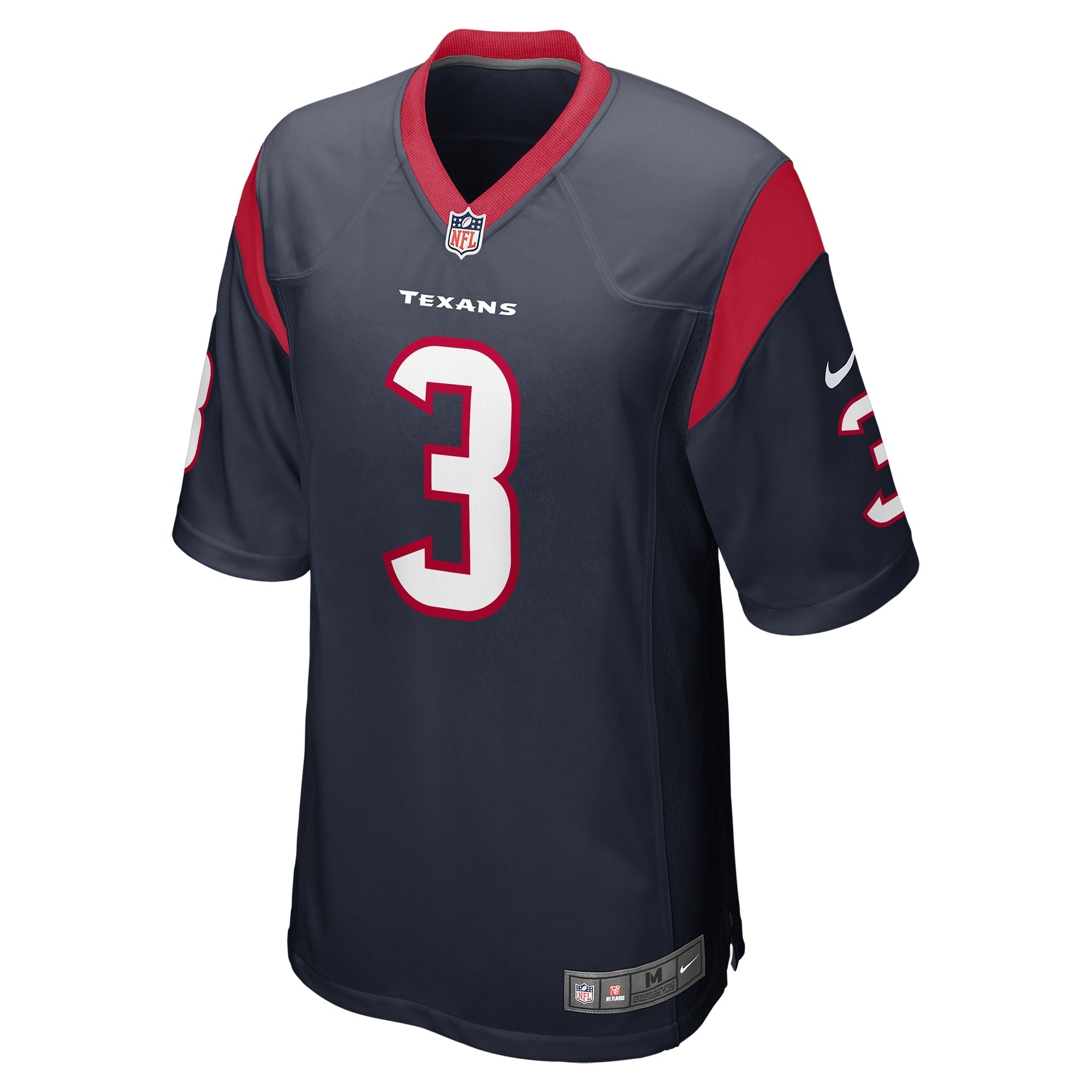 Houston Texans Tank Dell Navy Player Game Jersey