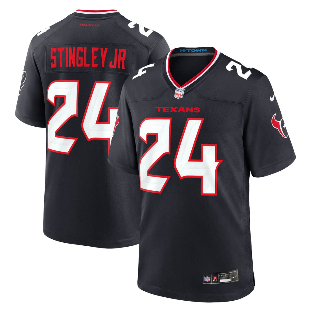 Houston Texans Derek Stingley Jr. Navy Game Jersey