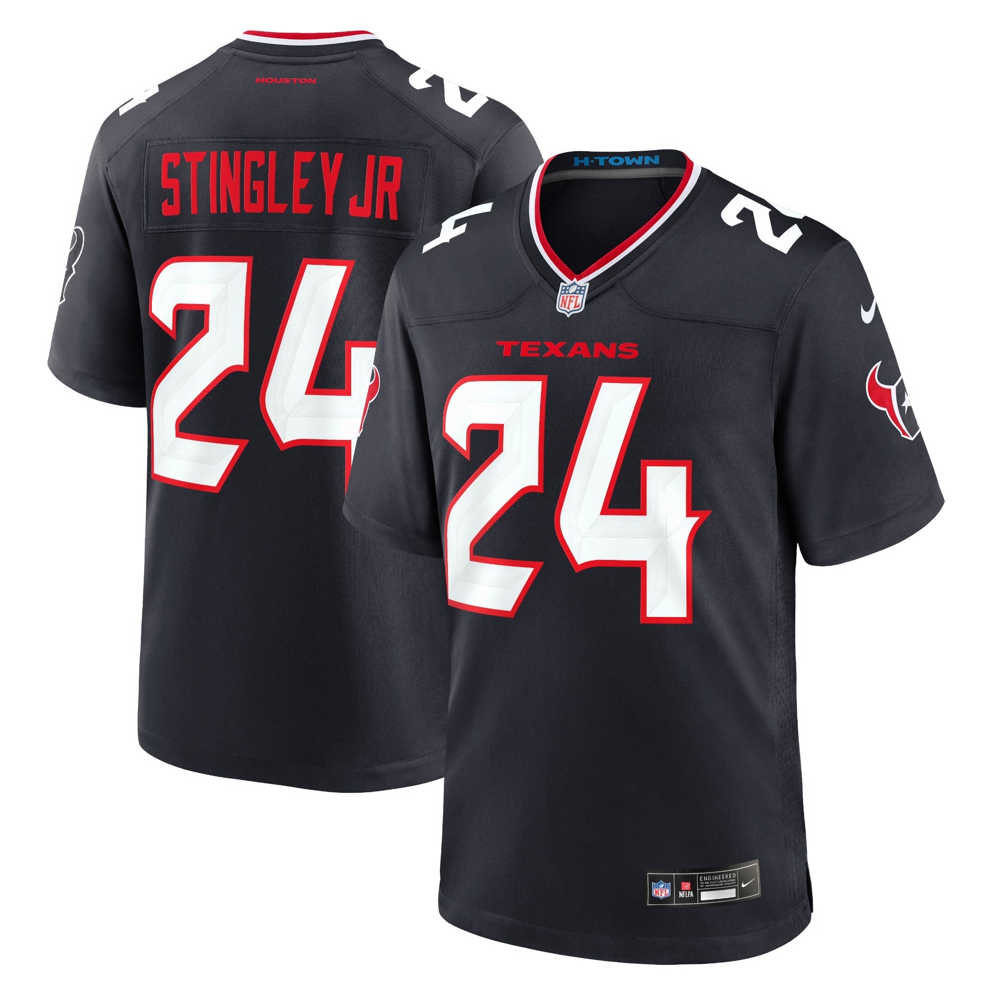 Houston Texans Derek Stingley Jr. Navy Game Jersey