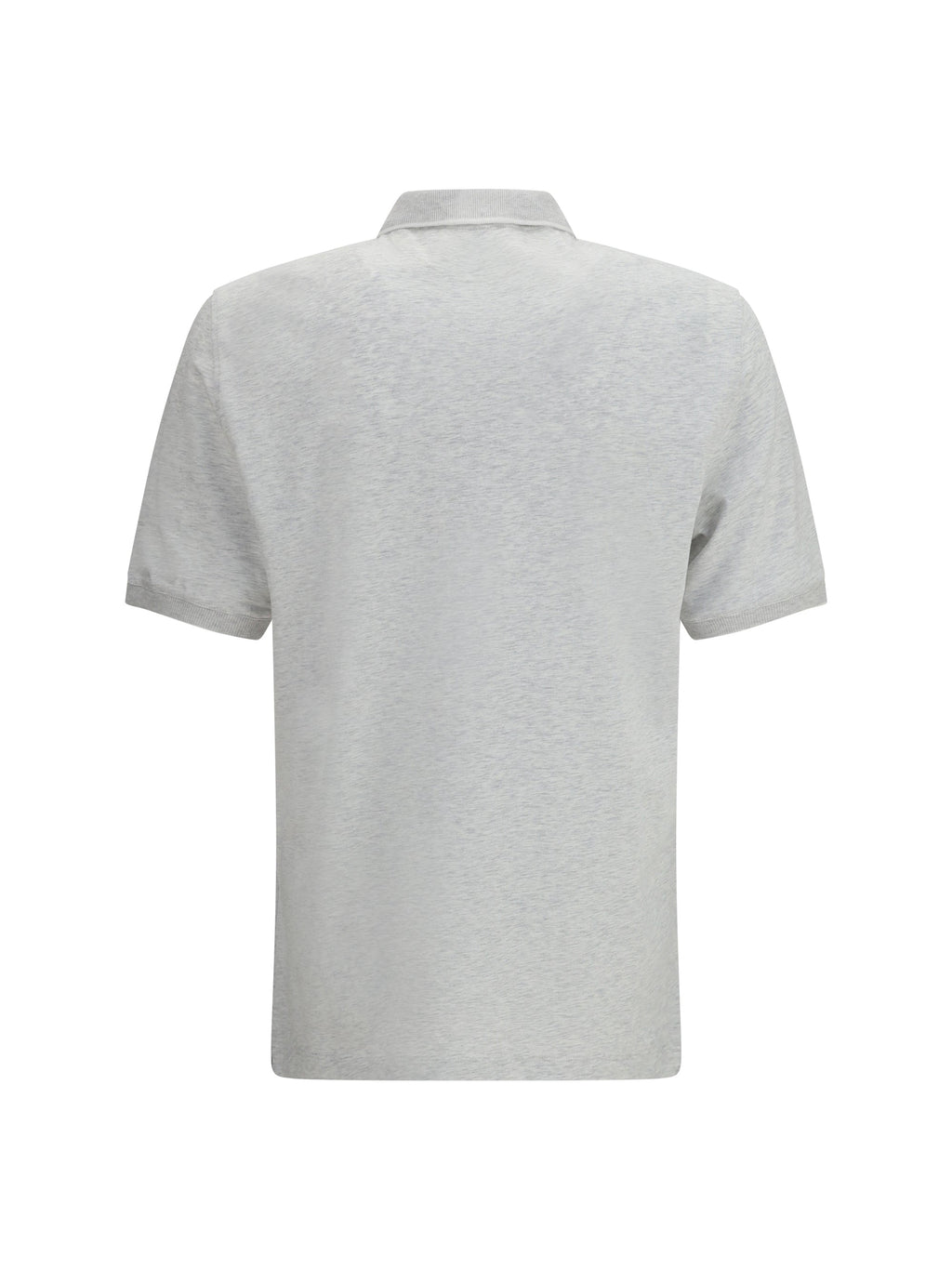 Brunello Cucinelli Men Polo In Cotton Jersey With Short Sleeves
