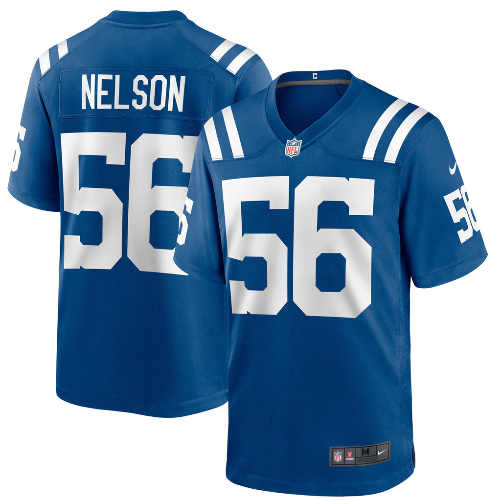 Indianapolis Colts Quenton Nelson Royal Game Player Jersey