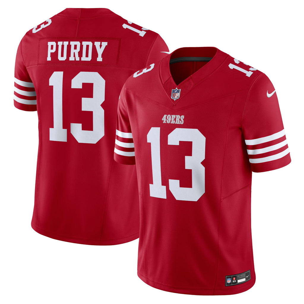 San Francisco 49ers Brock Purdy Scarlet Vapor F.U.S.E. Limited Jersey