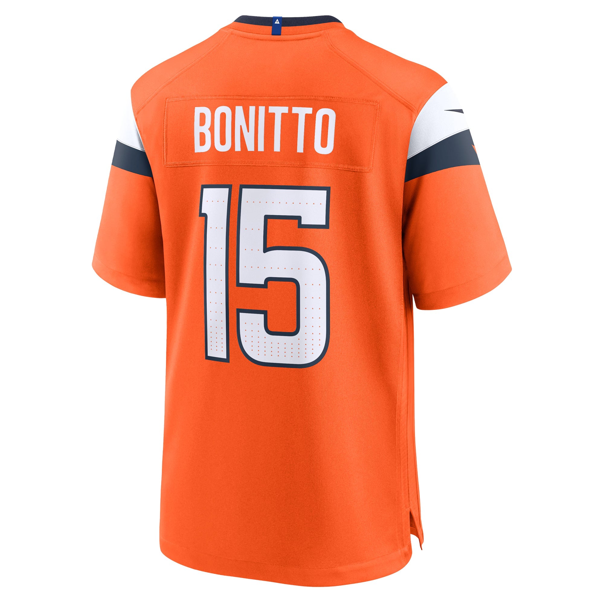 Denver Broncos Nik Bonitto Orange Team Game Jersey