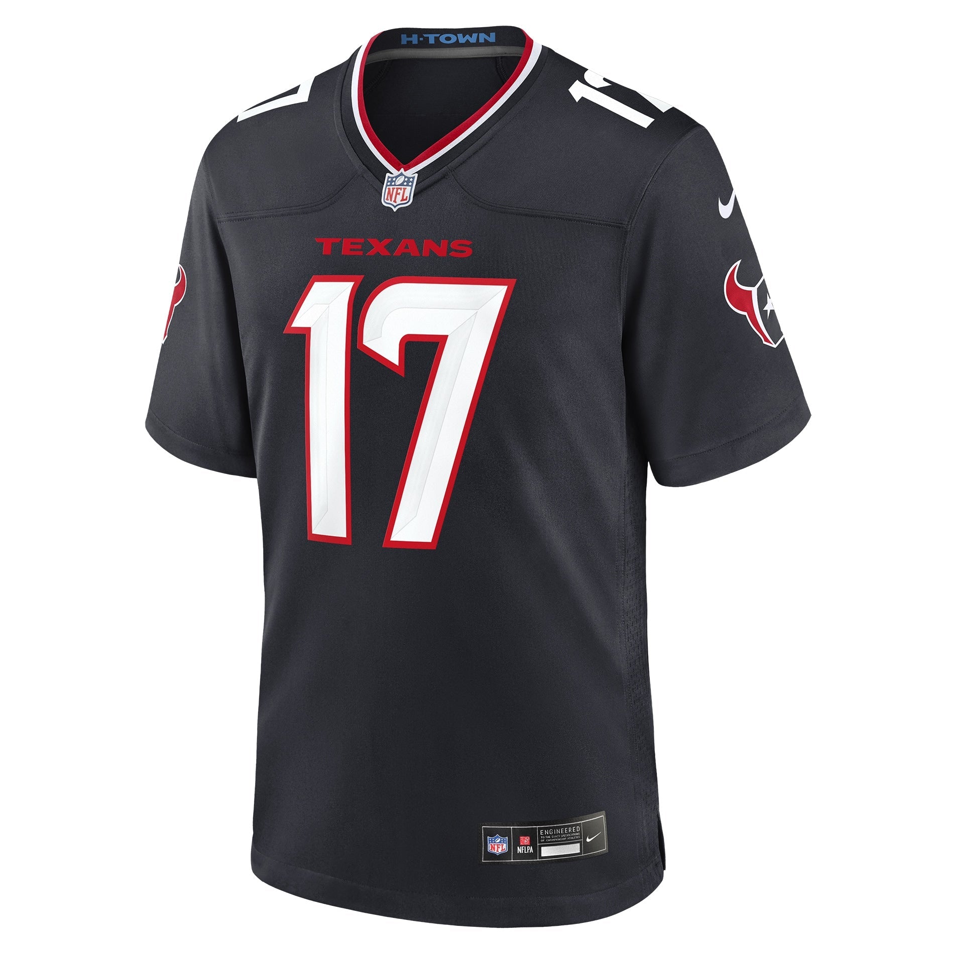 Houston Texans Braxton Berrios Navy Team Game Jersey