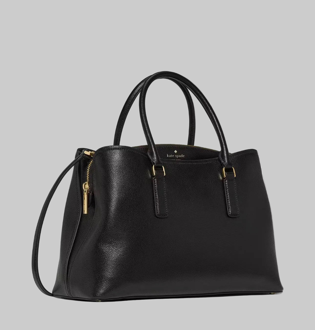 NWT Thompson Street Satchel Bag In Black