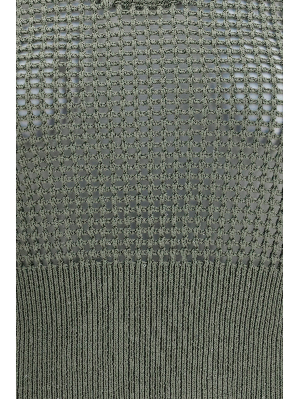 Brunello Cucinelli Women Perforated Sequin Tank Top