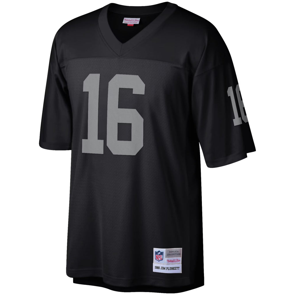 Las Vegas Raiders Jim Plunkett Mitchell & Ness Black Retired Player Legacy Replica Jersey