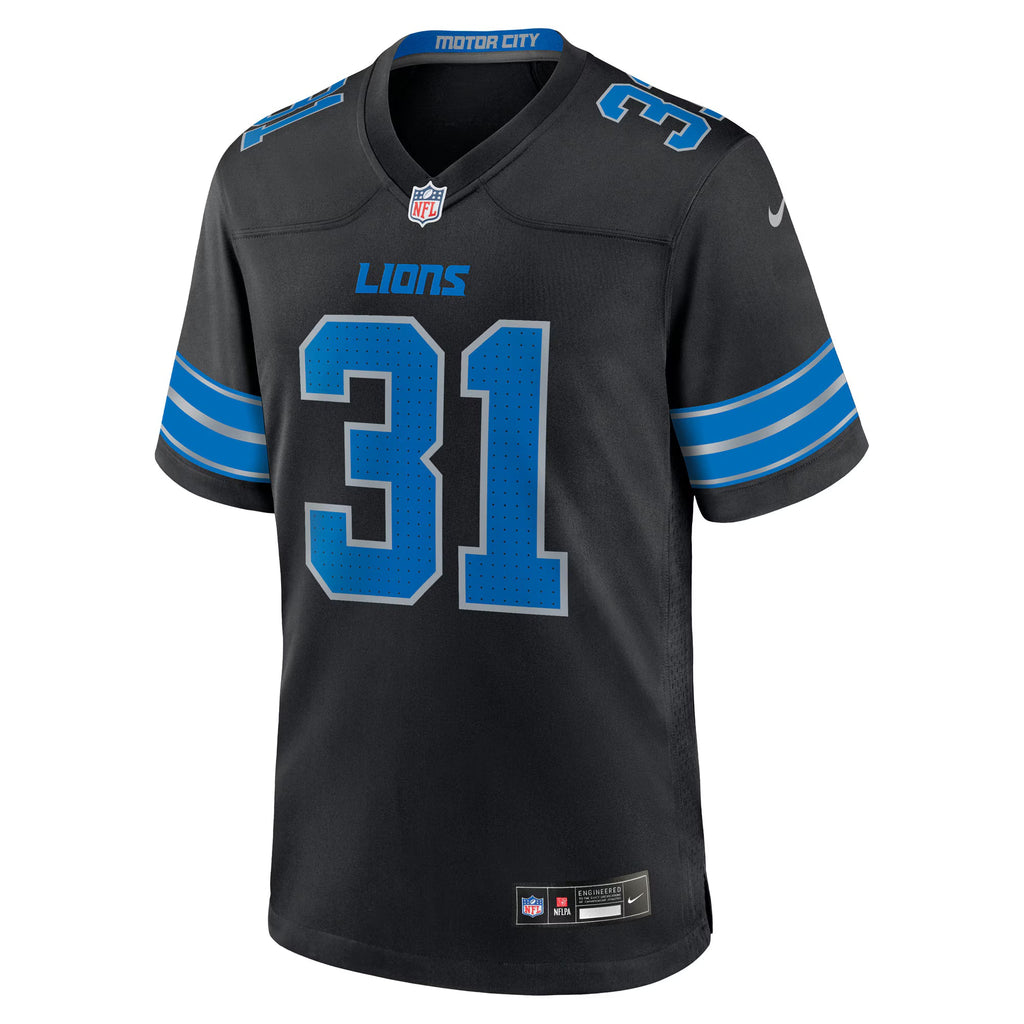Detroit Lions Kerby Joseph Black Alternate Game Jersey
