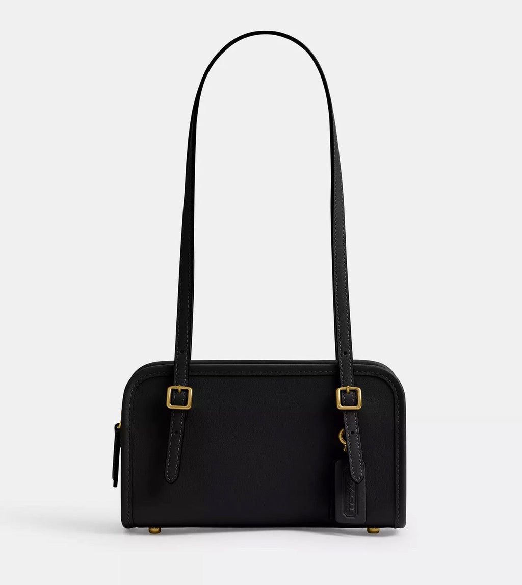 NWT Coach Swing Zip Leather Bag 20 Limited Edition In Black