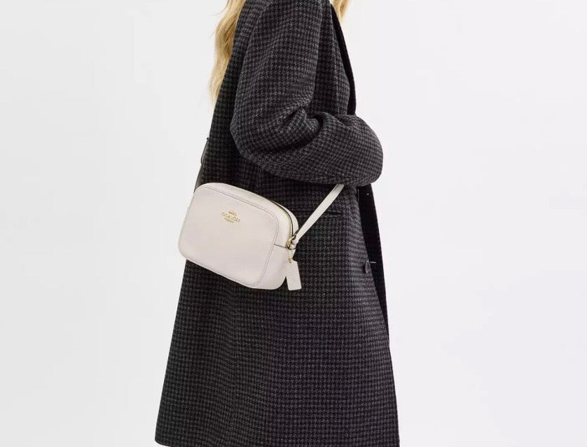 NWT Coach Medium Jamie Camera Crossbody Bag In Chalk