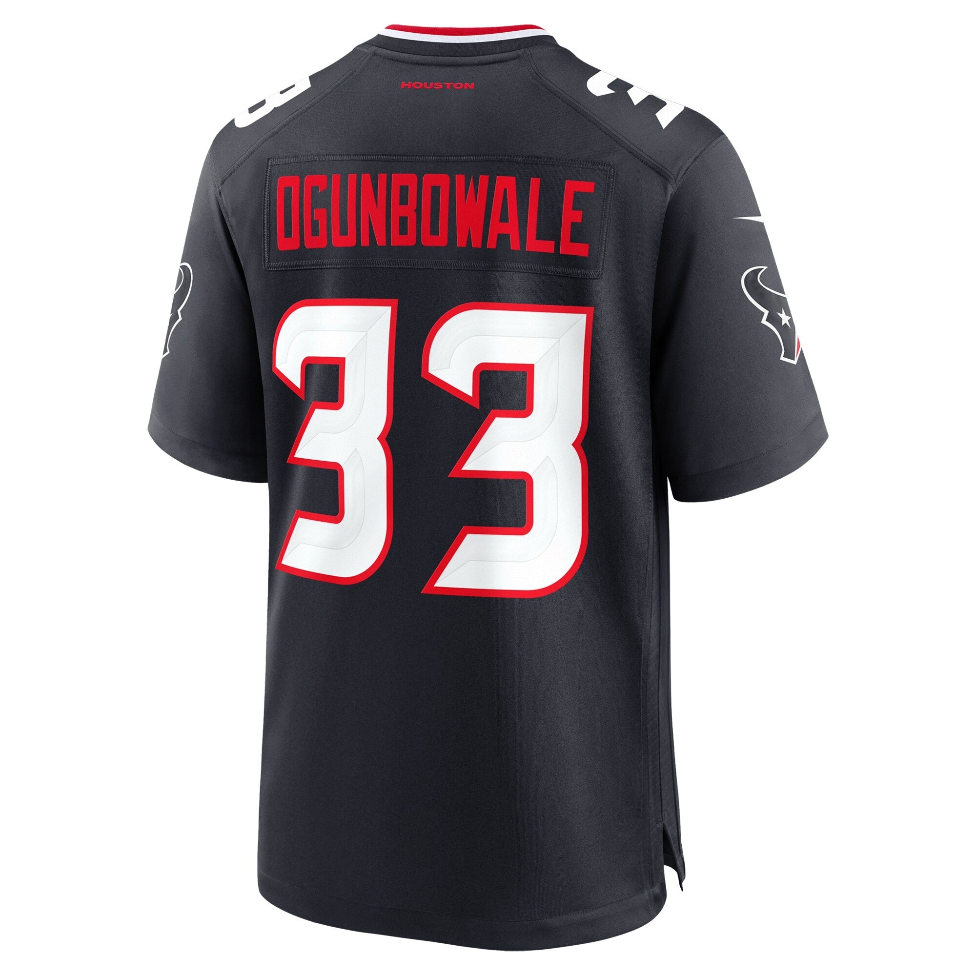 Houston Texans Dare Ogunbowale Navy Team Game Jersey