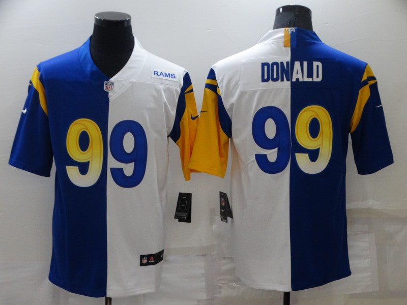 Men's Los Angeles Rams Aaron Donald #99 Blue/White Game jersey