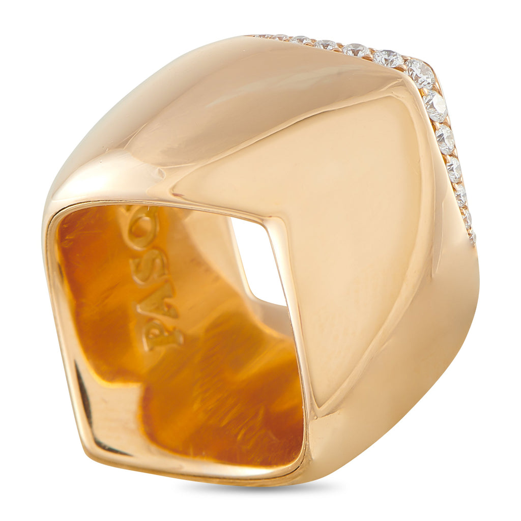 Pasquale Bruni 18K Rose Gold 0.20ct Diamond Ring PB10-041526