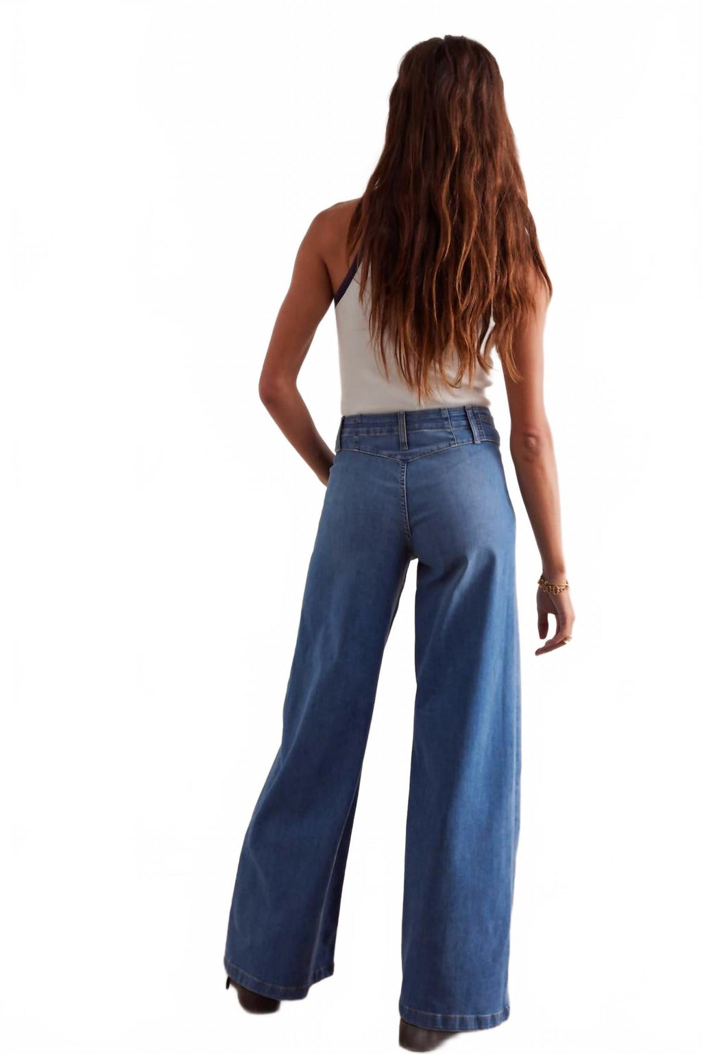 Libre Wide Leg Jean In Blue