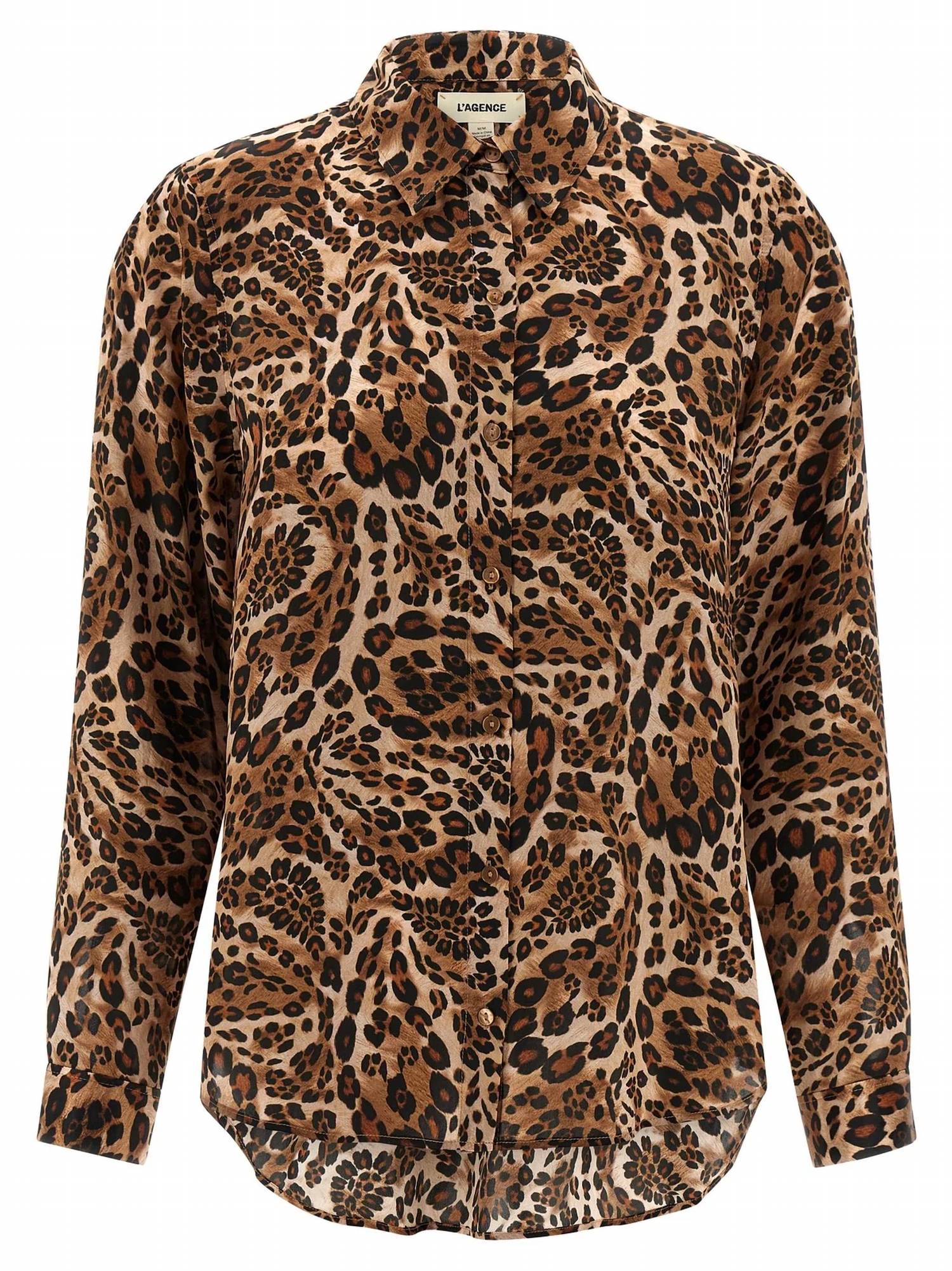 Tyler Long Sleeve Blouse In Cinnamon