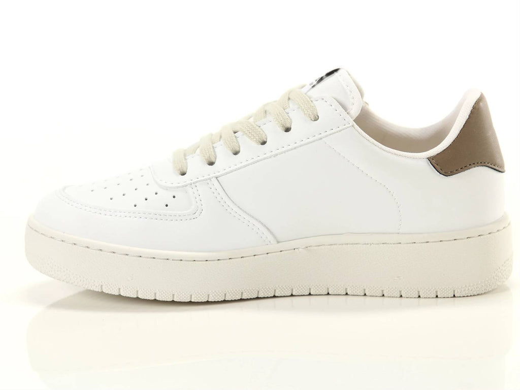 Women's Low-Top Lace-Up Sneakers In Taupe