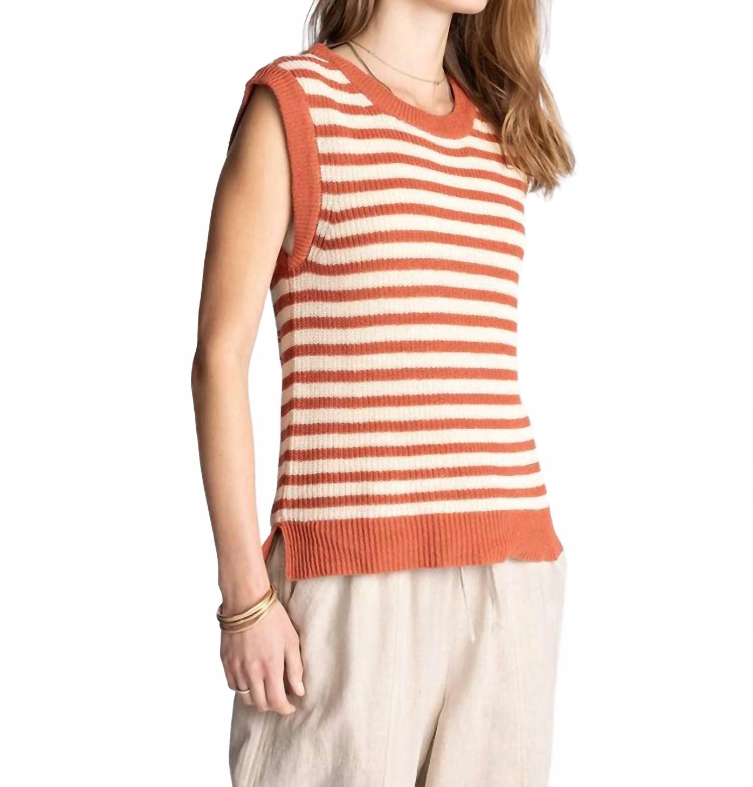 Orta Tank Top In Sandstone