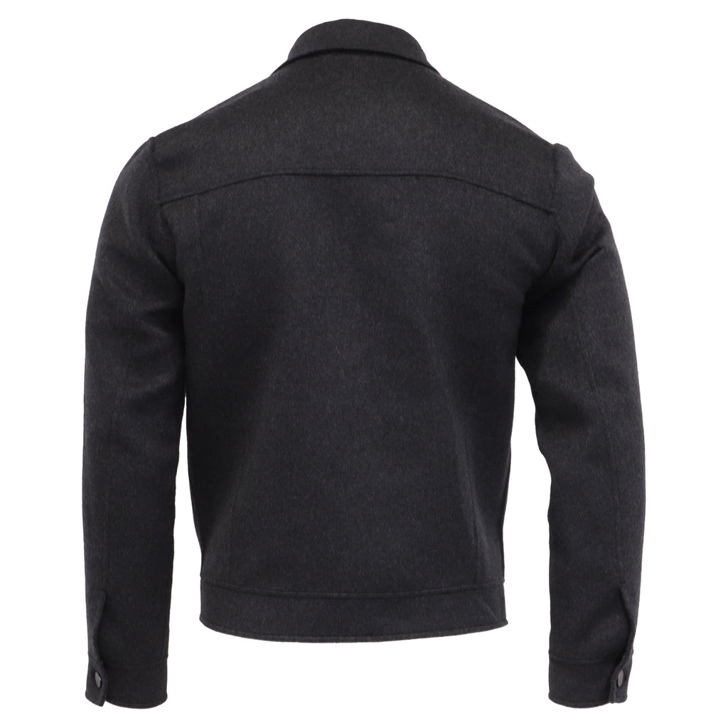 Theory Trucker Jacket in Grey Wool